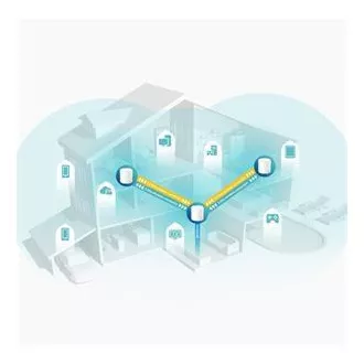 TP-Link Deco X60(3-pack) - AX5400 Meshový Wi-Fi 6 systém pro chytré domácnosti - HomeCare - (3-pack)