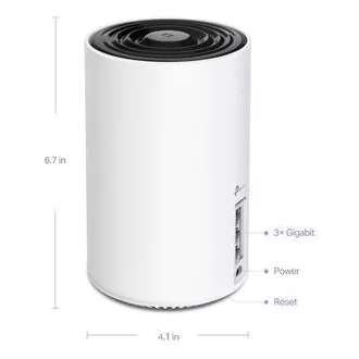 TP-Link Deco XE75(3-pack) - AXE5400 třípásmový Meshový Wi-Fi 6E systém pro chytré domácnosti, HomeShield (3-pack)