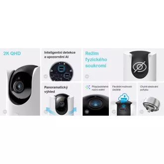 TP-Link Tapo C225 - Domácí bezpečnostní Wi-Fi kamera, 4MP (2560 × 1440 ), ONVIF TP-Link Tapo C225 - Domácí bezpečnostní Wi-Fi kamera, 4MP (2560 × 1440 ), ONVIF