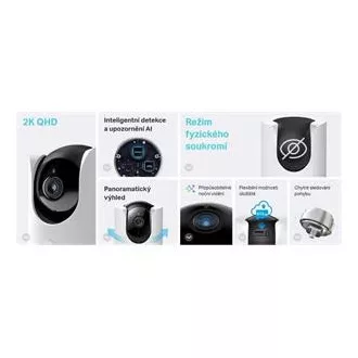 TP-Link Tapo C225 - Domácí bezpečnostní Wi-Fi kamera, 4MP (2560 × 1440 ), ONVIF TP-Link Tapo C225 - Domácí bezpečnostní Wi-Fi kamera, 4MP (2560 × 1440 ), ONVIF