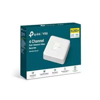 TP-LINK Záznamové zařízení VIGI NVR1104H-4P 4 kanálů, 4x Lan s PoE, 2x USB