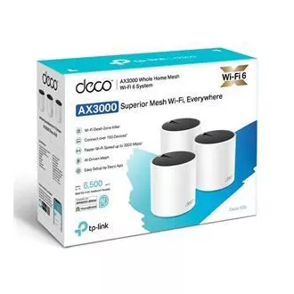 TP-Link Deco X55(3-pack) - AX3000 Wi-Fi 6 Mesh systém pro pokrytí celé domácnosti - HomeShield - (3-pack)