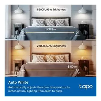 TP-Link Tapo L535E, Chytrá Wi-Fi LED žárovka barevná, 2500-6500K, E27