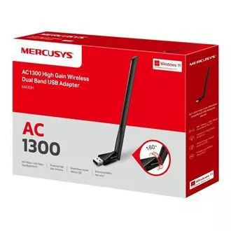 MERCUSYS MA30H - AC1300 Bezdrátový dvoupásmový USB adaptér - anténa, s vysokým ziskem