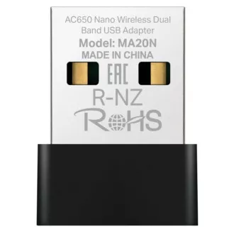 MERCUSYS MA20N - AC650 Bezdrátový dvoupásmový USB nano adaptér