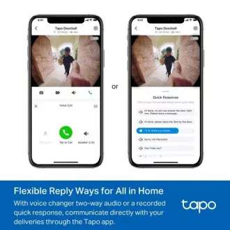 TP- Link Tapo D235 Videokamera s domovním zvonkem