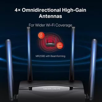 Mercusys MR25BE Dvoupásmový Wi-Fi 7 router BE3600