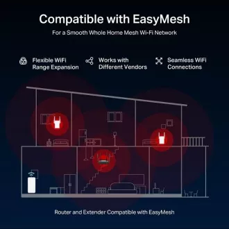 Mercusys MR25BE Dvoupásmový Wi-Fi 7 router BE3600