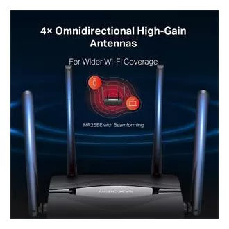 Mercusys MR25BE Dvoupásmový Wi-Fi 7 router BE3600