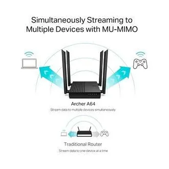 TP-Link Archer A64 - AC1200 Wireless MU-MIMO WiFi Router