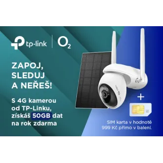 TP-Link Tapo C665G KIT Solárně napájená bezpečnostní kamera s otáčením/naklápěním (Pan/Tilt), Wi-Fi a 4G LTE TP-Link Tapo C665G KIT Solárně napájená bezpečnostní kamera s otáčením/naklápěním (Pan/Tilt), Wi-Fi a 4G LTE