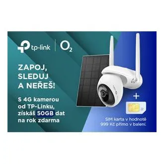 TP-Link Tapo C665G KIT Solárně napájená bezpečnostní kamera s otáčením/naklápěním (Pan/Tilt), Wi-Fi a 4G LTE TP-Link Tapo C665G KIT Solárně napájená bezpečnostní kamera s otáčením/naklápěním (Pan/Tilt), Wi-Fi a 4G LTE