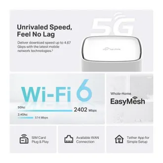 TP-Link Archer NX505 - Bezdrátový dvoupásmový gigabitový 5G router
