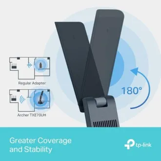 TP-Link Archer TBE400U Plus - Bezdrátový USB adaptér Wi-Fi 7 s vysokouziskovou anténou TP-Link Archer TBE400U Plus - Bezdrátový USB adaptér Wi-Fi 7 s vysokouziskovou anténou