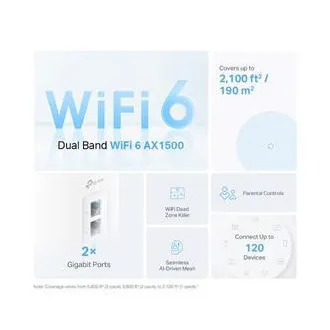 TP-Link Deco PX10(3-pack) - AX1500+AV1000 Meshový Wi-Fi 6 systém pro chytré domácnosti (2-pack) TP-Link Deco PX10(3-pack) - AX1500+AV1000 Meshový Wi-Fi 6 systém pro chytré domácnosti (2-pack)