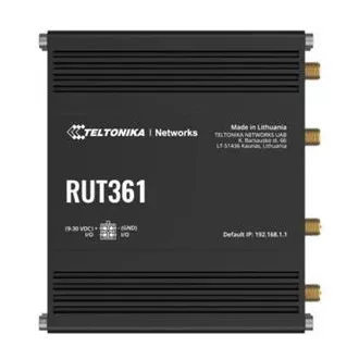 Teltonika INDUSTRIAL 4G/LTE Wi-Fi CELLULAR ROUTER - RUT361 Teltonika INDUSTRIAL 4G/LTE Wi-Fi CELLULAR ROUTER - RUT361