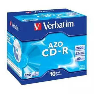 VERBATIM CD-R AZO 700MB, 52x, jewel case 1 ks