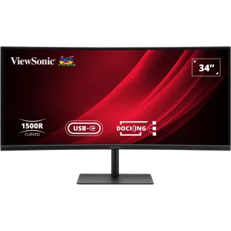 Viewsonic VG3419C-2 34" zakřivený VA/3440x1440@120Hz/3,5ms/300cd/HDMI/DP/USB/USB-C/RJ45/Repro/HAS/VESA Viewsonic VG3419C-2 34" zakřivený VA/3440x1440@120Hz/3,5ms/300cd/HDMI/DP/USB/USB-C/RJ45/Repro/HAS/VESA