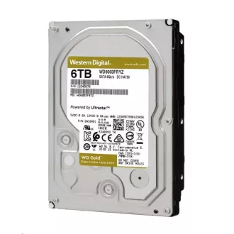 WD GOLD WD6004FRYZ 6TB SATA/ 6Gb/s 256MB cache 7200 ot., CMR, Enterprise WD GOLD WD6004FRYZ 6TB SATA/ 6Gb/s 256MB cache 7200 ot., CMR, Enterprise