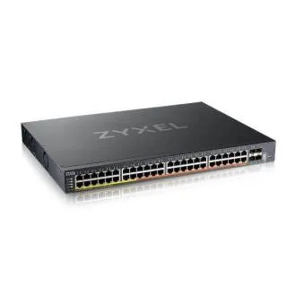 Zyxel XMG2230-52HP, L3 Access Switch, 16x 2.5G, 32x 1G, AC:960W PoE , DC:2400W PoE, 4 x SFP+ Uplink, incl 1 yr NebulaF