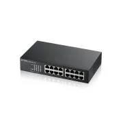 Zyxel GS1100-16S 16 port Gigabit - DIP selector Unmanaged Switch