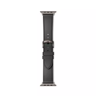 Epico Watch Strap Leather 42/44/45/46/49 - černá