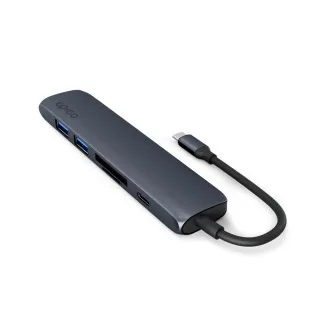 Epico 7v1 hliníkový USB-C 8K hub - inkoustová