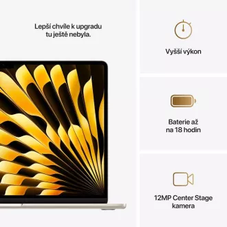 Apple MacBook Air 15"/M4/15,3"/2880x1864/24GB/512GB SSD/M4/Sequoia/Starlight/1R