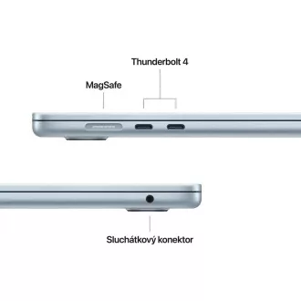 Apple MacBook Air 15"/M4/15,3"/2880x1864/24GB/512GB SSD/M4/Sequoia/Sky Blue/1R Apple MacBook Air 15"/M4/15,3"/2880x1864/24GB/512GB SSD/M4/Sequoia/Sky Blue/1R