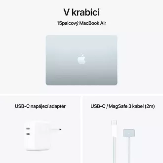 Apple MacBook Air 15"/M4/15,3"/2880x1864/24GB/512GB SSD/M4/Sequoia/Sky Blue/1R Apple MacBook Air 15"/M4/15,3"/2880x1864/24GB/512GB SSD/M4/Sequoia/Sky Blue/1R