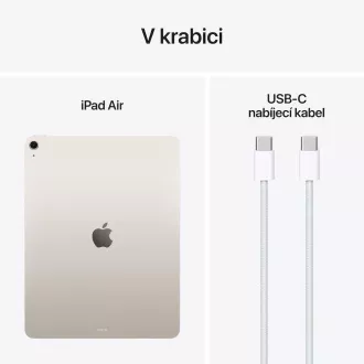 Apple iPad Air 13"/(M3) Wi-Fi/12,9"/2732x2048/8GB/256GB/iPadOS18/Starlight