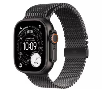 Watch Acc/49/Black Titanium Milanese Loop - M