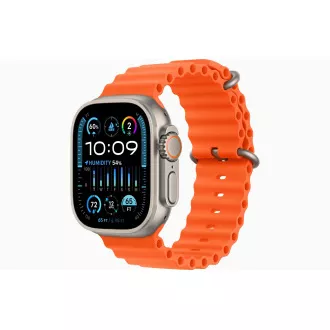 Apple Watch Ultra 2/49mm/Titan/Sport Band/Orange Ocean