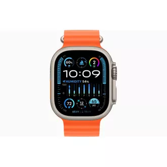 Apple Watch Ultra 2/49mm/Titan/Sport Band/Orange Ocean