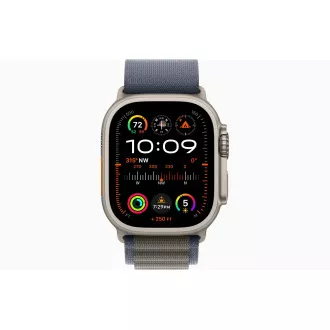 Apple Watch Ultra 2/49mm/Titan/Sport Band/Blue Alpine/Medium