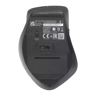 ASUS WT425/Ergonomická/Optická/Pro praváky/1 600 DPI/Bezdrátové USB/Šedá