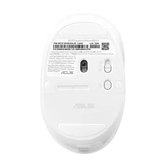 ASUS Fragrance Mouse MD101/Ergonomická/Optická/2 400 DPI/USB+BT/Bílá
