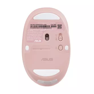 ASUS Fragrance Mouse MD101/Ergonomická/Optická/2 400 DPI/USB+BT/Růžová