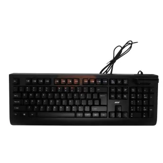 Acer KB-8CR/Drátové USB-A/CZ-SK layout/Černá