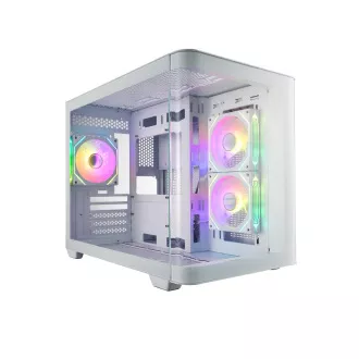 FSP S380-WA/Micro ATX/Transpar./Bílá