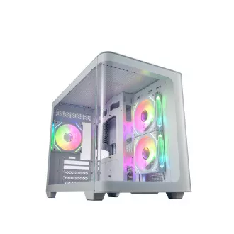 FSP S380-WA/Micro ATX/Transpar./Bílá