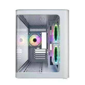 FSP S380-WA/Micro ATX/Transpar./Bílá