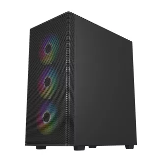 FSP M220/Midi Tower/Transpar./Černá