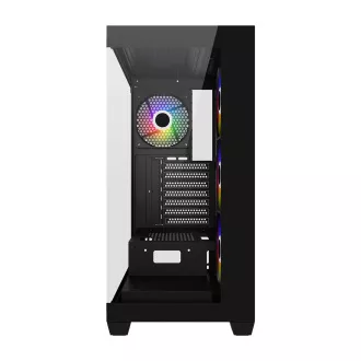 FSP M340-BA/Midi Tower/Transpar./Černá