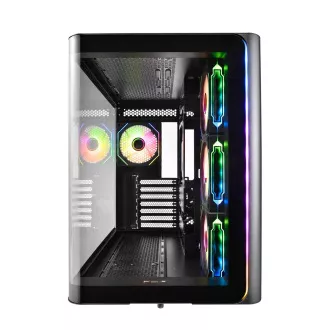 FSP M580-BA/Midi Tower/Transpar./Černá