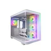 FSP M580-WA/Midi Tower/Transpar./Bílá