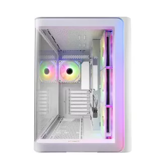 FSP M580-WA/Midi Tower/Transpar./Bílá