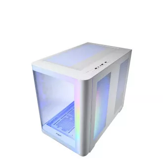FSP M580-WP/Midi Tower/Transpar./Bílá