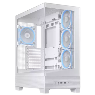 ASUS case A31 PLUS TG ARGB FANS white