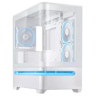 ASUS case PRIME AP202 TG ARGB FANS white - Rozbalené